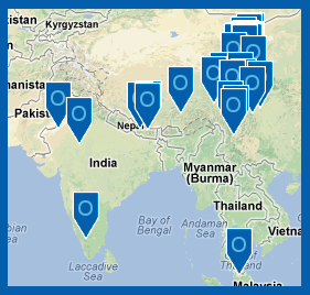 Please click on the map icon above to view our collections. World Oral Literature Project